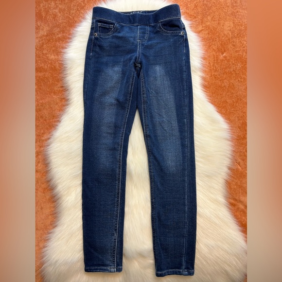 Justice ⚜️ Dark Wash Girls Skinny Jeans - Picture 3 of 6